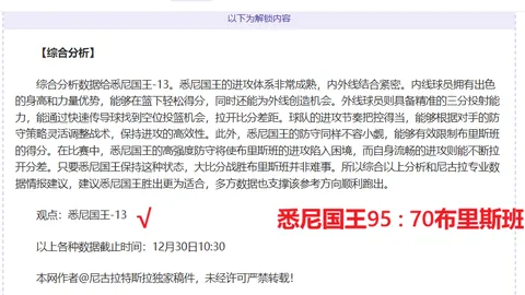 积尼达主场力保金身，挑战8胜5辉煌战绩防线！